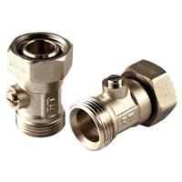 Клапаны запорные Royal Thermo нижнего подключения прямые раздельные 3/4х3/4ЕК