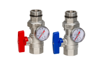 Краны шаровые Ridan R-BV DN25 с термометром