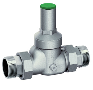 Редуктор FAR 1 1/4" НР-НР без манометра хромированный