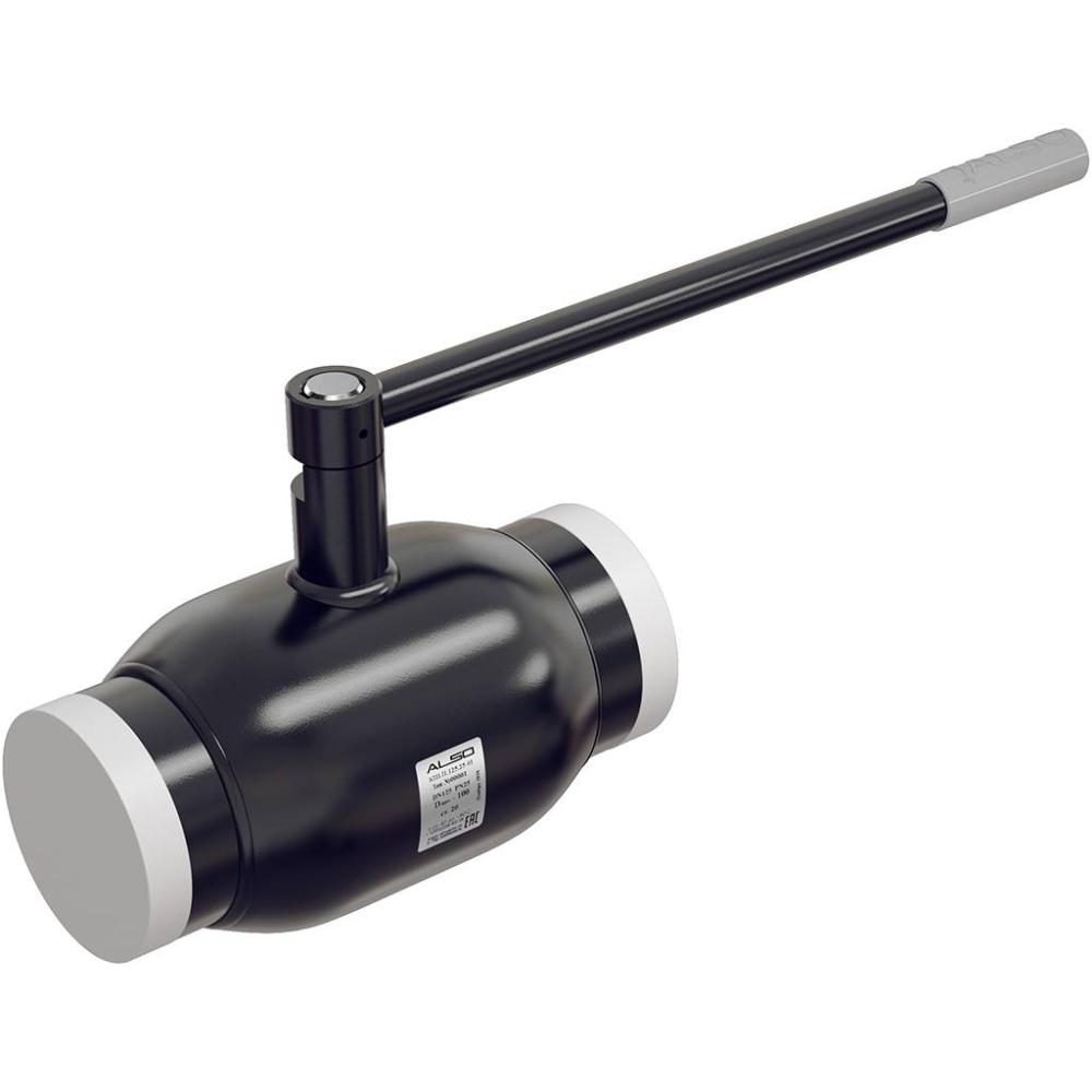 Кран шаровой ALSO КШППР Ду 300 Ру из ст.20 полнопроходной под редуктор 25 бар