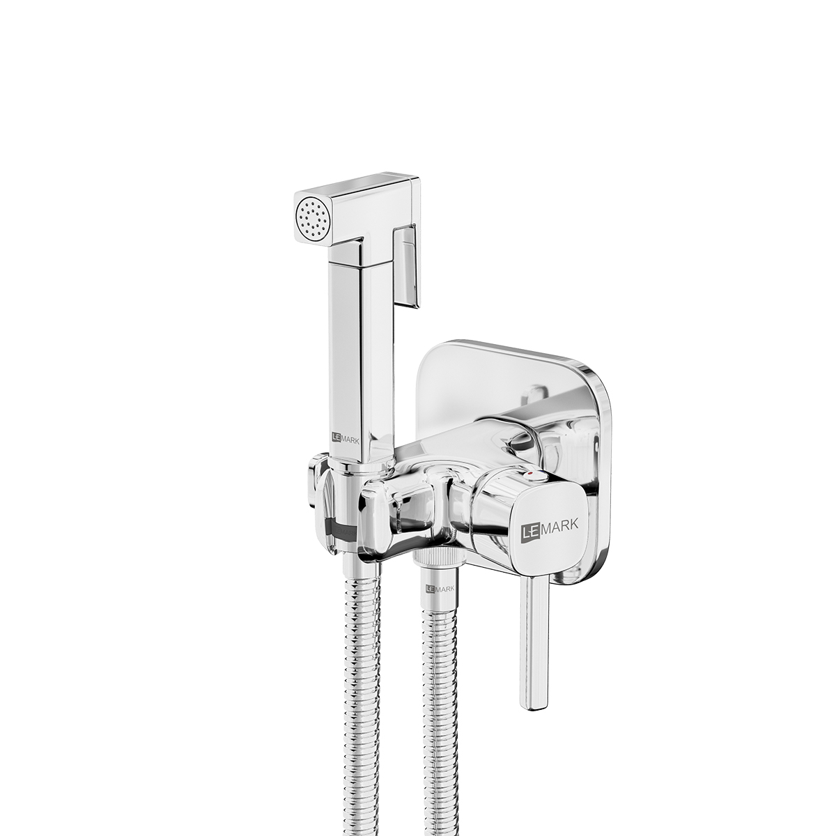 Смеситель Lemark Solo LM7173C с гигиеническим душем встраиваемый