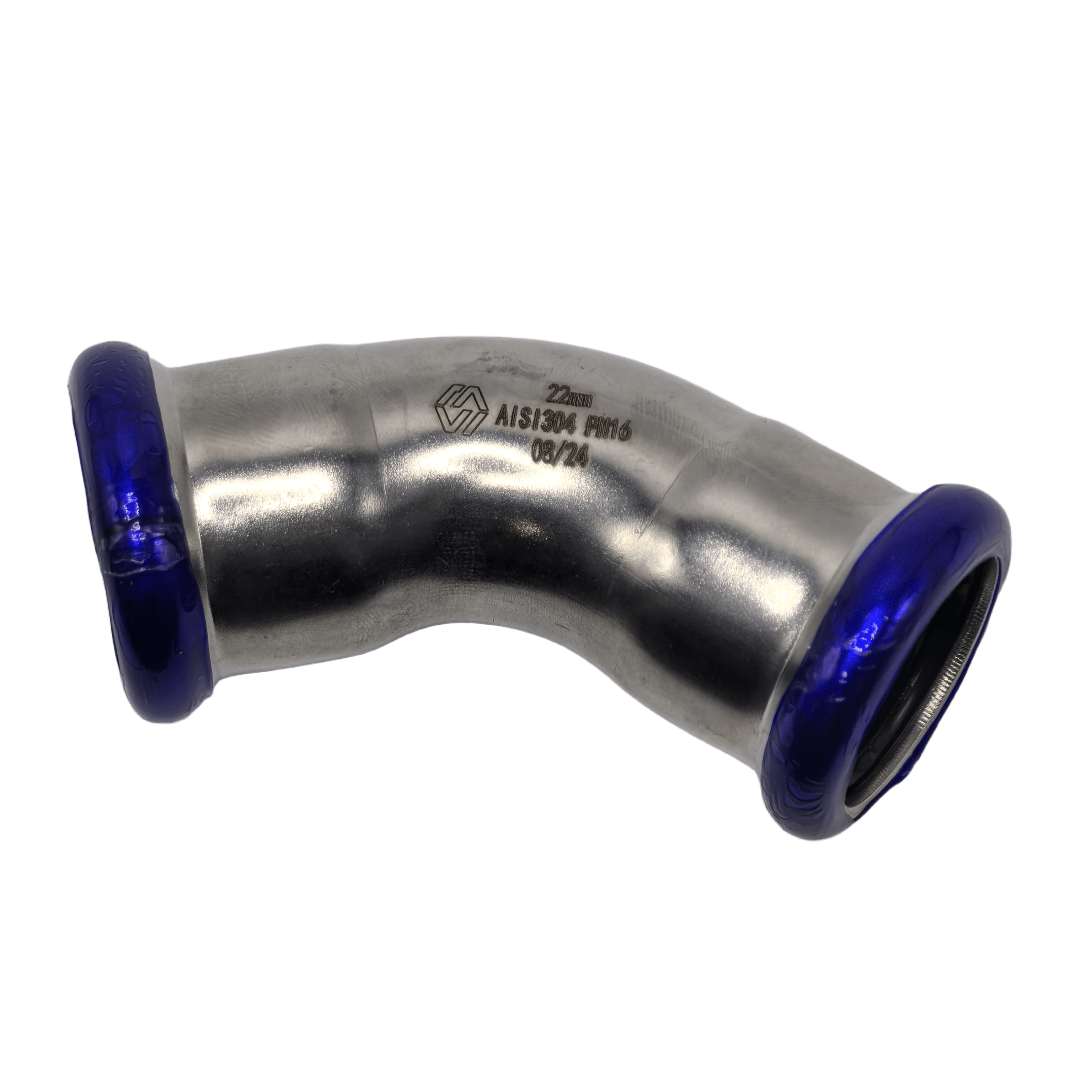 Пресс-угольник 45° MVI из нержавеющей стали 54 мм