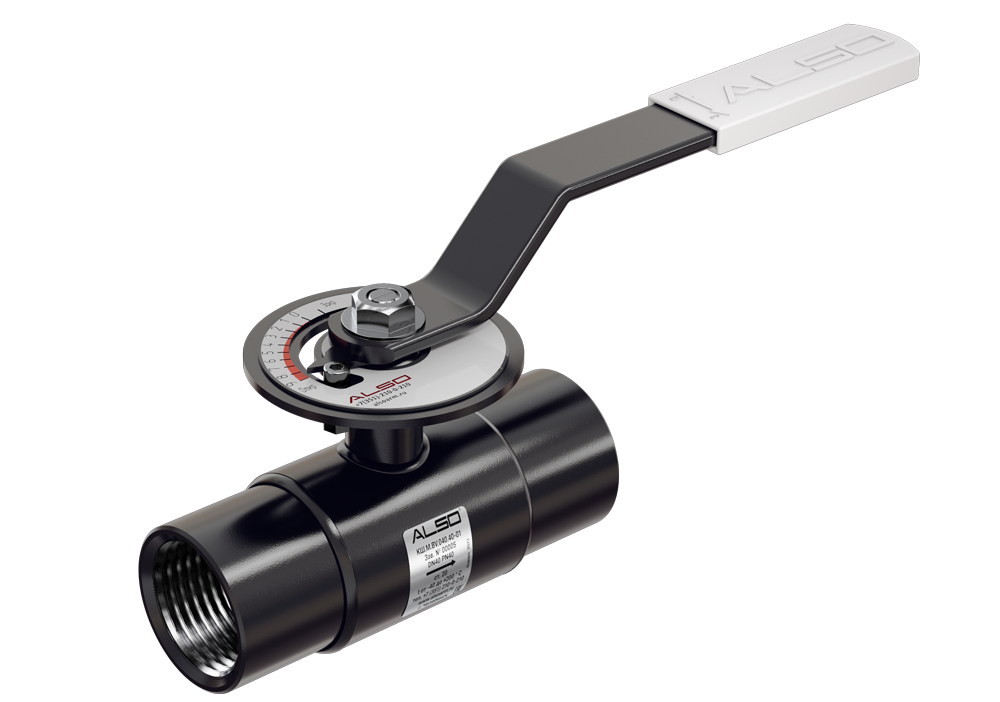 Кран шаровой ALSO КШМ BV Ду 50 Ру 4,0 МПа из ст.20