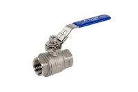 Кран шаровой Ridan BVS-FR PN 63, Т= 180 °С, внутренняя резьба, полнопроходной, рукоятка, корпус-нержавеющая сталь DN 80