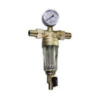 Фильтр промывной Tim 1" с манометром стеклянный