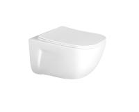 Унитаз подвесной безободковый Aquatek ДИВА 510*350*360 с легкосъемным сиденьем Soft Close