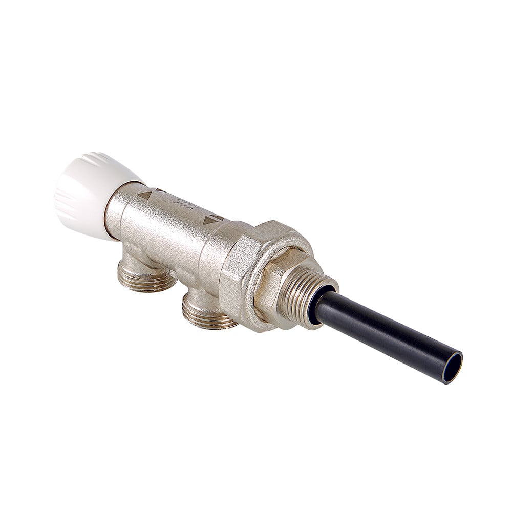 Узел инжекторный Valtec для подключения радиатора 1/2" х 100 % х 3/4, "евроконус"