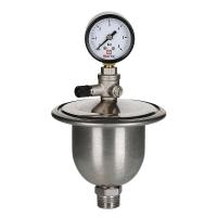 Гаситель гидроударов Valtec мембранный с манометром