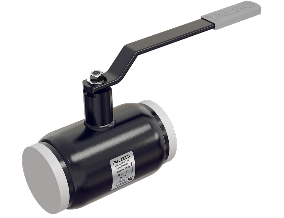 Кран шаровой ALSO КШМ Ду 65 Ру 2,5 МПа из ст.20