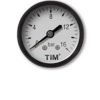 Манометр аксиального подключения Tim 1/4" 16 бар