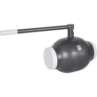 Кран шаровой ALSO КШППР Ду 150 Ру 2,5 МПа из ст.20 полнопроходной под редуктор