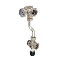 Байпас проходной Valtec с перепускным клапаном и термометром