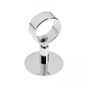 Крепление телескопическое TIM со скрытым разборное для полотенцесушителей 1" с кольцом