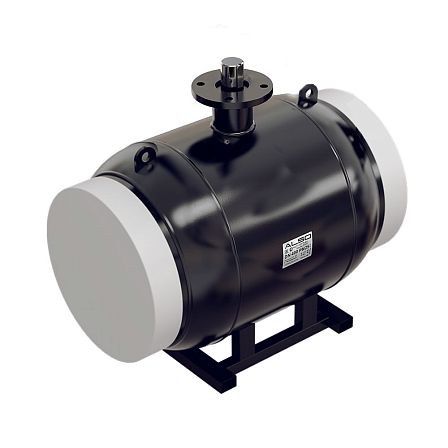 Кран шаровой ALSO КШПР Ду 600 Ру из ст.20 под редуктор 16 бар