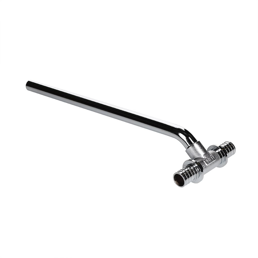 Тройник радиаторный Valtec универсальный с хромированной латунной трубкой 16 (2,2) х 15 х 20 (2,8) мм, 30 см