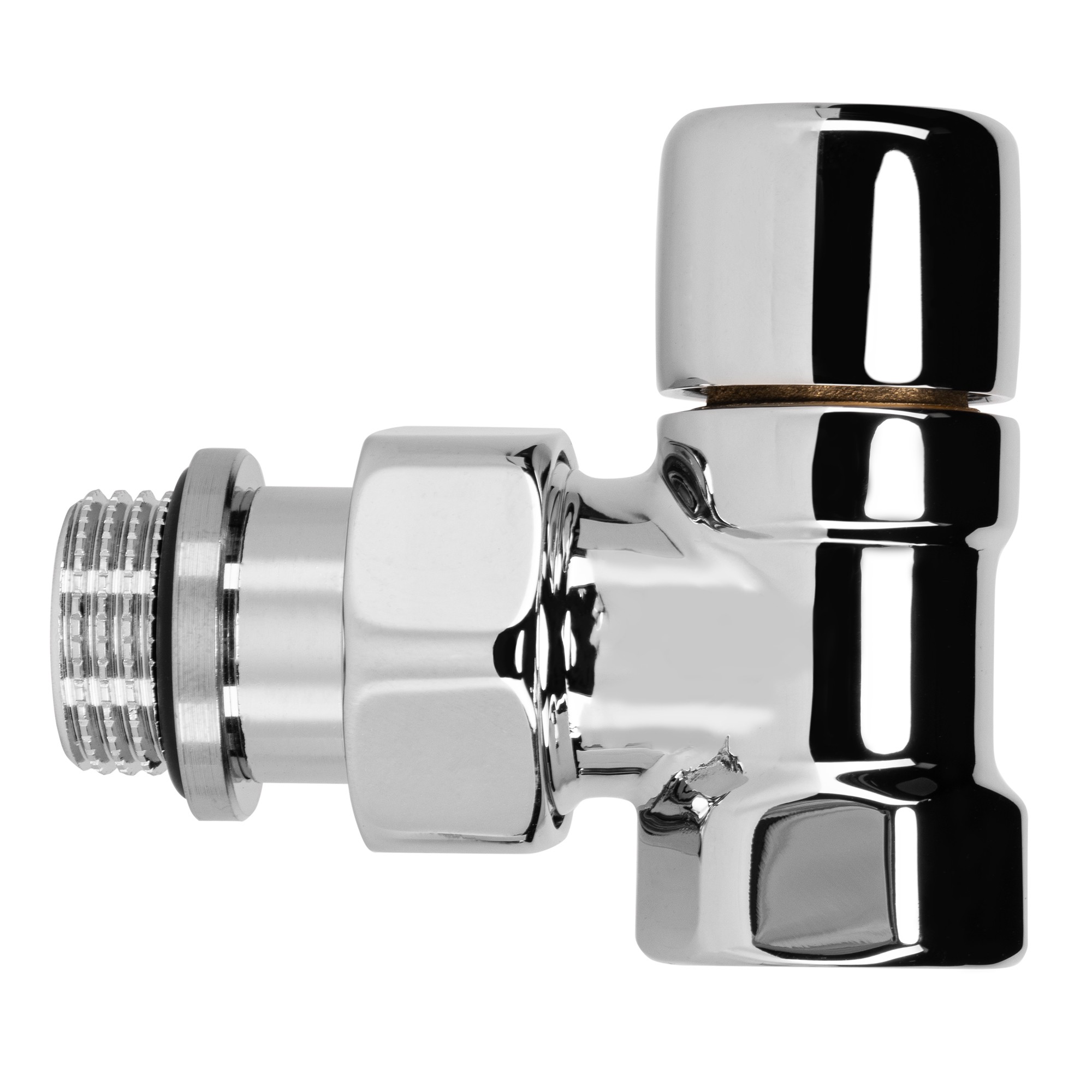 Набор термостатический для радиатора Royal Thermo Design 1/2"М30х15 Хром угловой