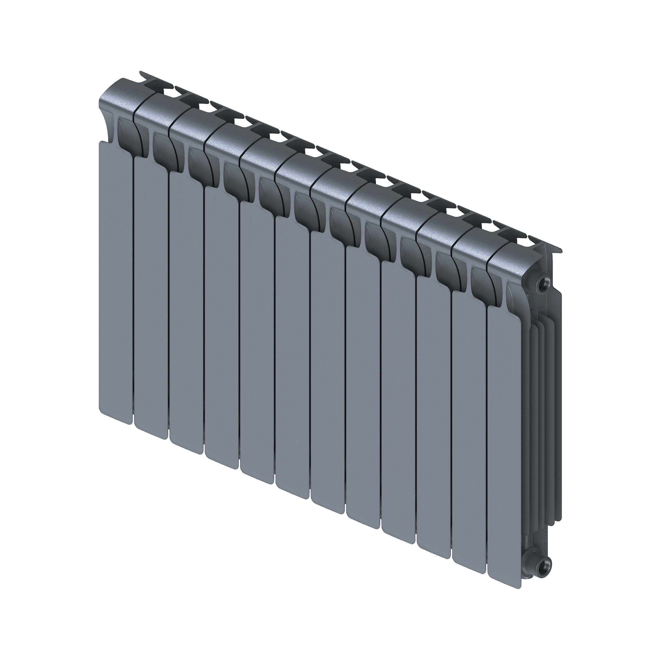 Радиатор биметаллический Rifar Monolit 3/4 500 Титан