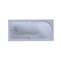 Акриловая прямоугольная ванна Aquatek Леда 170х80 без фронтального экрана, без гидромассажа, сборно-разборный сварной каркас