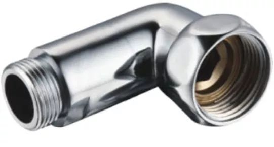 Угловые соединения TIM для полотенцесушителя хром 3/4" 1/2"