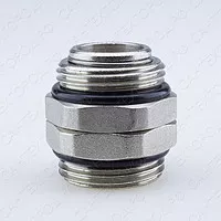 Ниппель TIM поворотный 1" для свободного соединения никелированный 1"