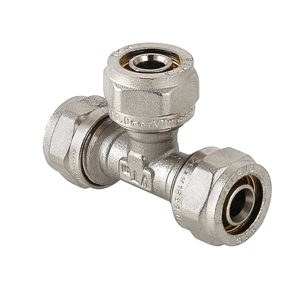 Тройник обжимной Valtec 26 х 16 х 20 мм