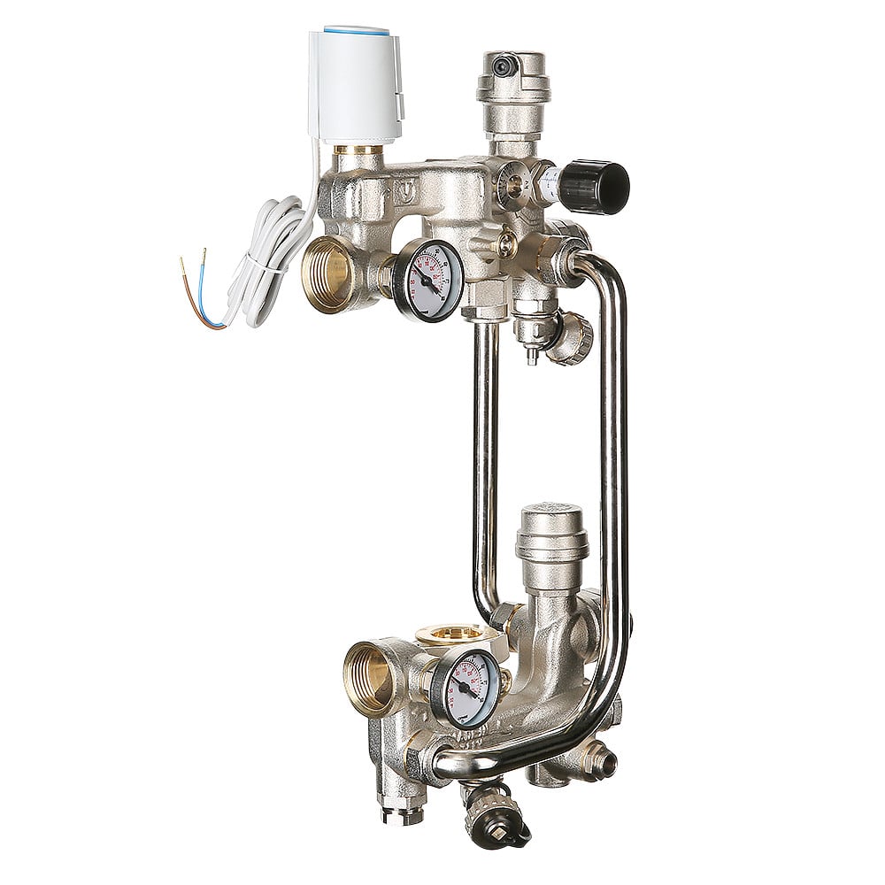 Насосно-смесительный узел для теплого пола Valtec COMBI.S 180 мм (C)