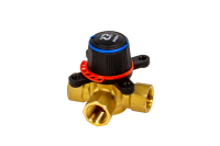 Клапан регулирующий Ridan поворотный 3х-ходовой HRB-3R DN 50 PN 10, Kvs 40 м3/ч, Тmax = 110 °С, Rp 2", с внутренней резьбой, корпус-латунь