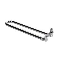 Угольник радиаторный Valtec с хромированной латунной трубкой сдвоенный