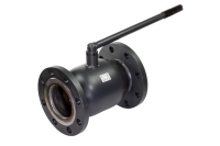 Кран шаровой Ridan RJIP Premium FF DN 80 PN 25 Т= 200 °С, фланцевый, стандартный проход, с рукояткой, корпус-углеродистая сталь