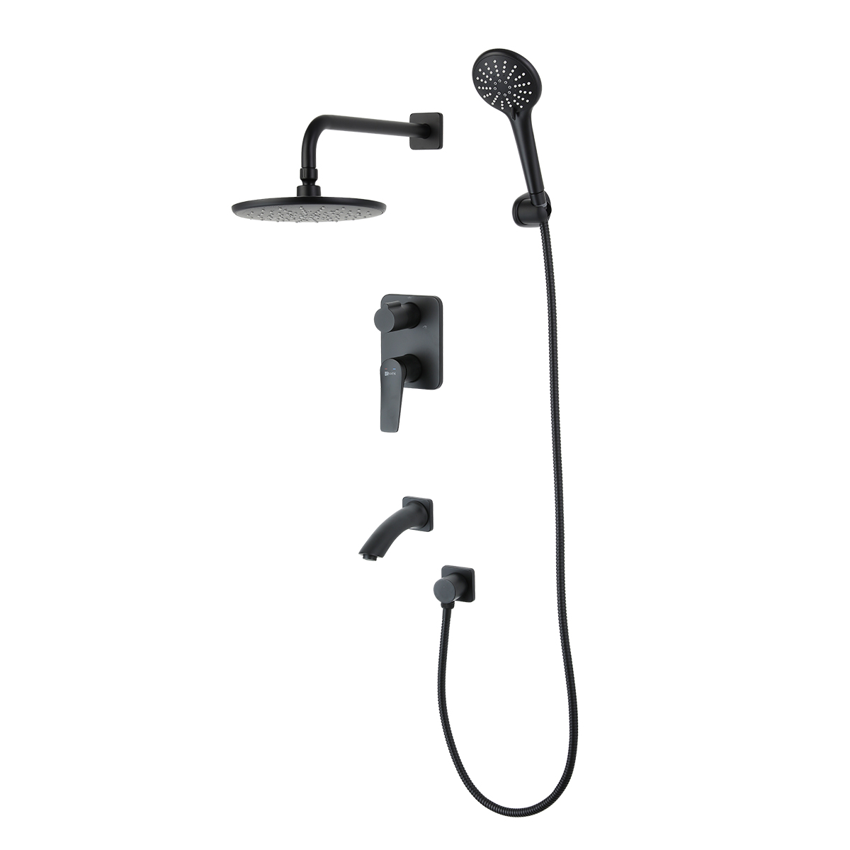 Смеситель Lemark Bronx LM3722BL для ванны и душа встраиваемый