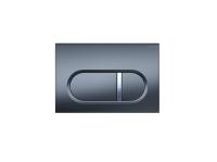 Панель смыва Aquatek KDI-0000050 оружейная сталь матовая (клавиши прямоугольные)