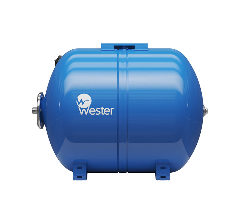 Гидроаккумулятор горизонтальный WESTER WAO 100л 10 бар