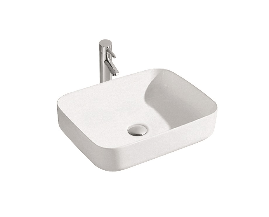 Раковина накладная Aquatek Вега на столешницу 500*390*130мм белый