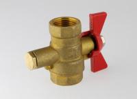 Кран шаровой Ridan для монтажа датчика температуры теплосчетчика DN 25