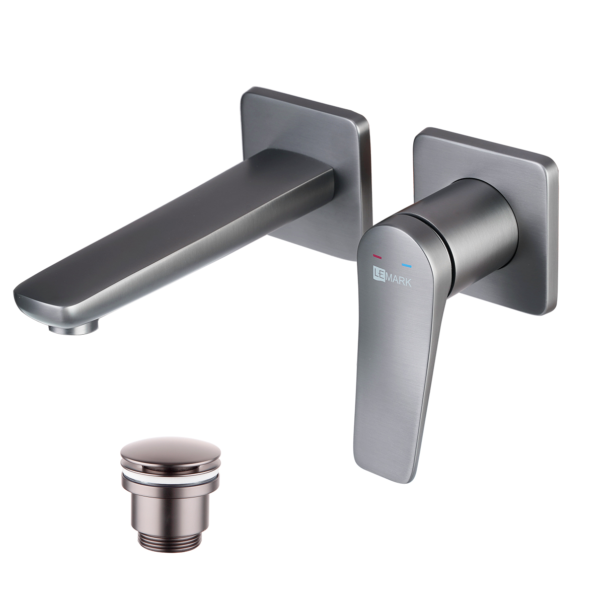 Смеситель Lemark Bronx LM3736GM для раковины встраиваемый