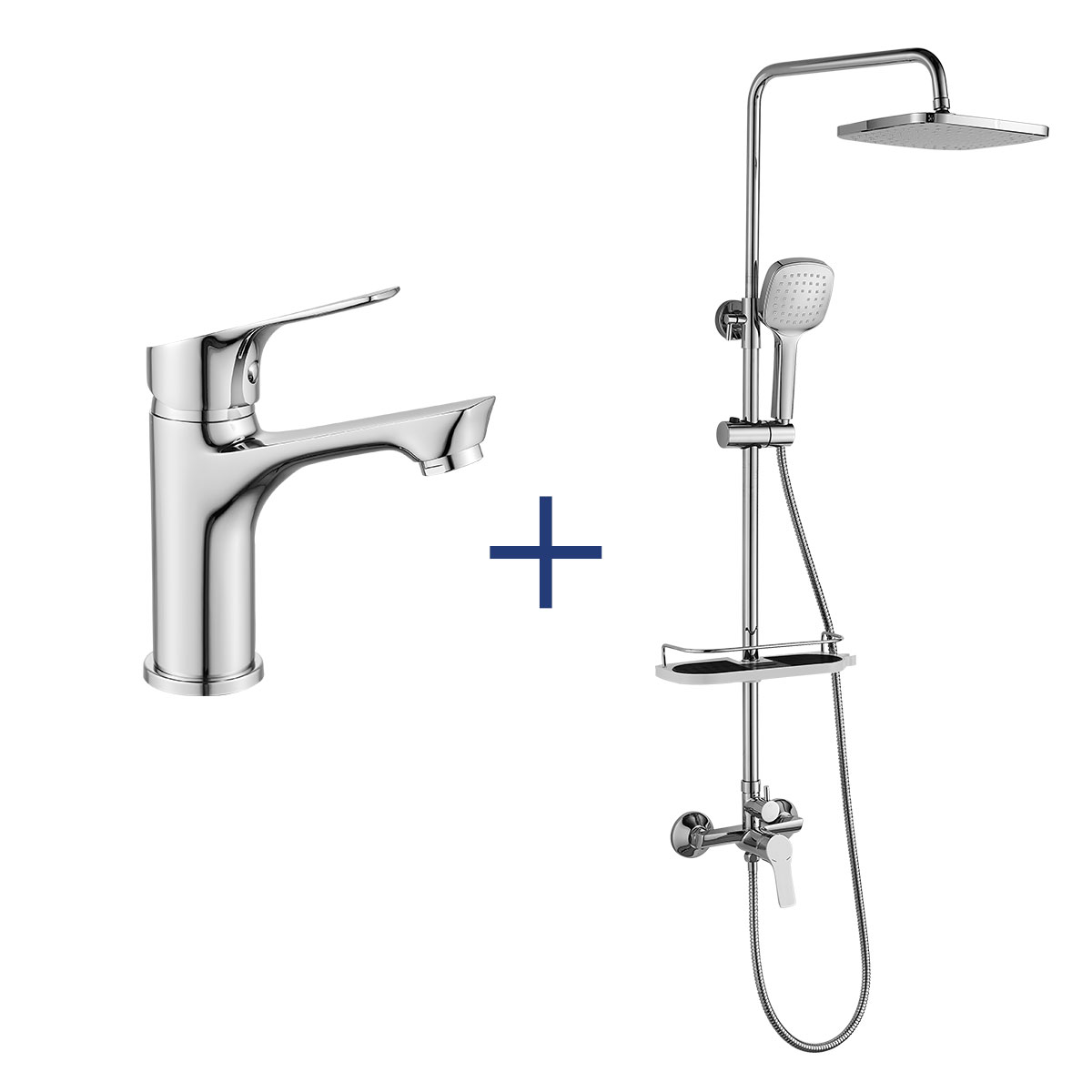 Комплект смесителей Rossinka RS29-80 2 в 1