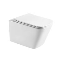 Унитаз подвесной безободковый Aquatek ЛИБРА 510*345*340 сиденье легкосъемное с микролифтом, смыв ТОРНАДО