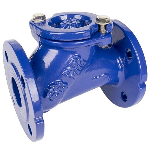 Клапан обратный чугунный Рашворк шаровой DN 65 PN 16 фланцевый до 80гр 405-065-16