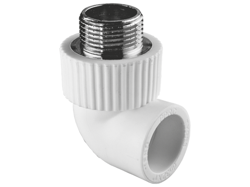 Угольник PPR комбинированный Tebo наружняя резьба 32x1"