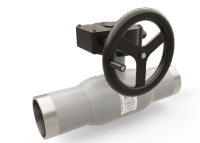 Кран шаровой LD КШЦПР Regula из стали 12Х18Н10Т Ду125/100 Ру2,5 с редуктором