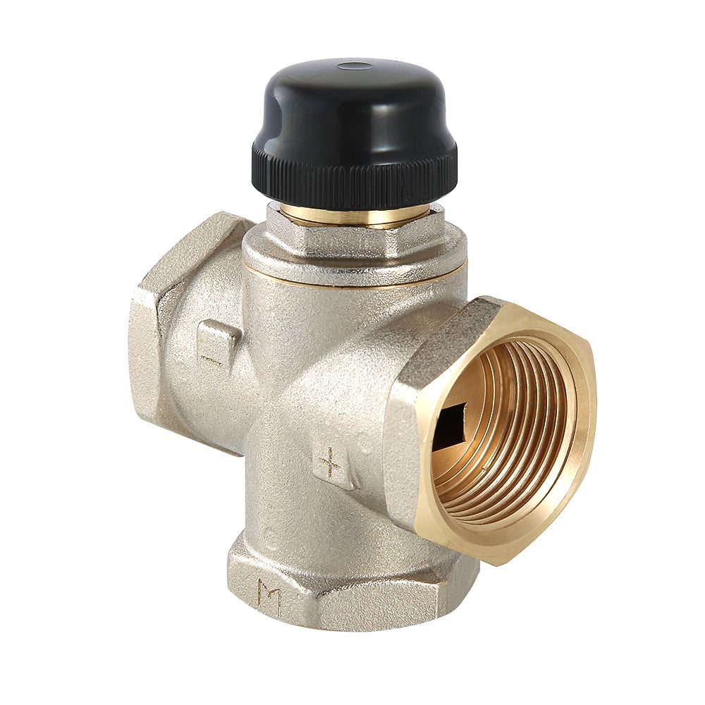 Клапан смесительный трехходовой Valtec Черный