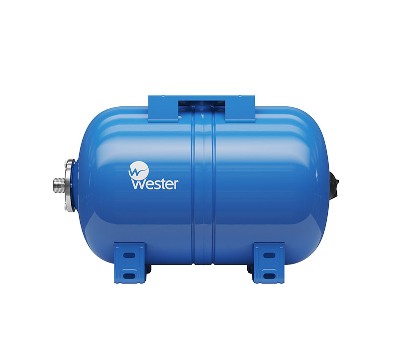 Гидроаккумулятор горизонтальный WESTER WAO 24л 10 бар