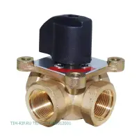 Клапан четырёхходовой Tiм поворотный смесительный 1"