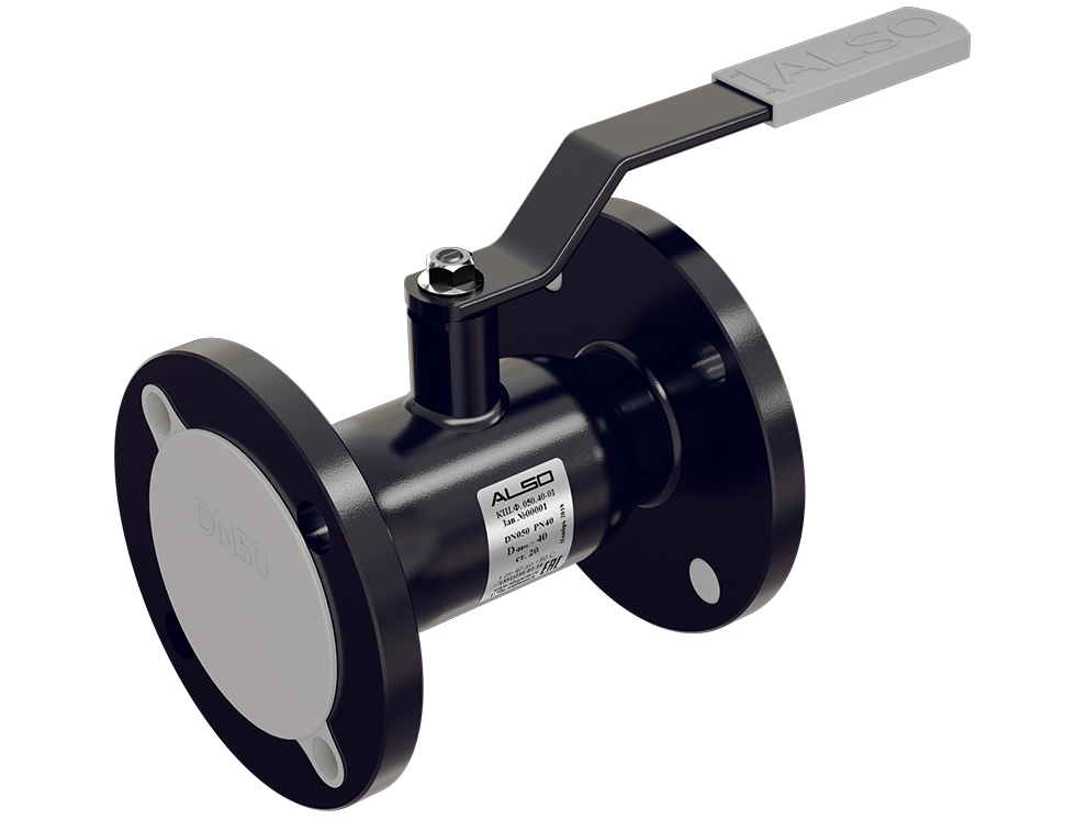 Кран шаровой ALSO КШФ Ду 65 Ру из ст.20 16 бар
