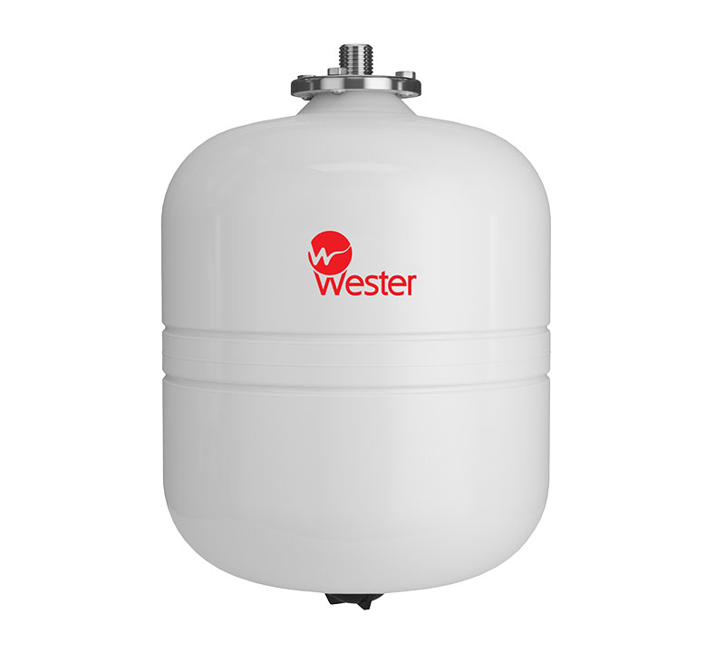 Бак мембранный для ГВС и гелиосистем WESTER Premium WDV 12л 12 бар (к/ф из нерж.)