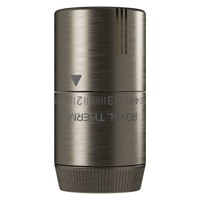 Термоголовка жидкостная Royal Thermo Design М30х15 Никель матовый