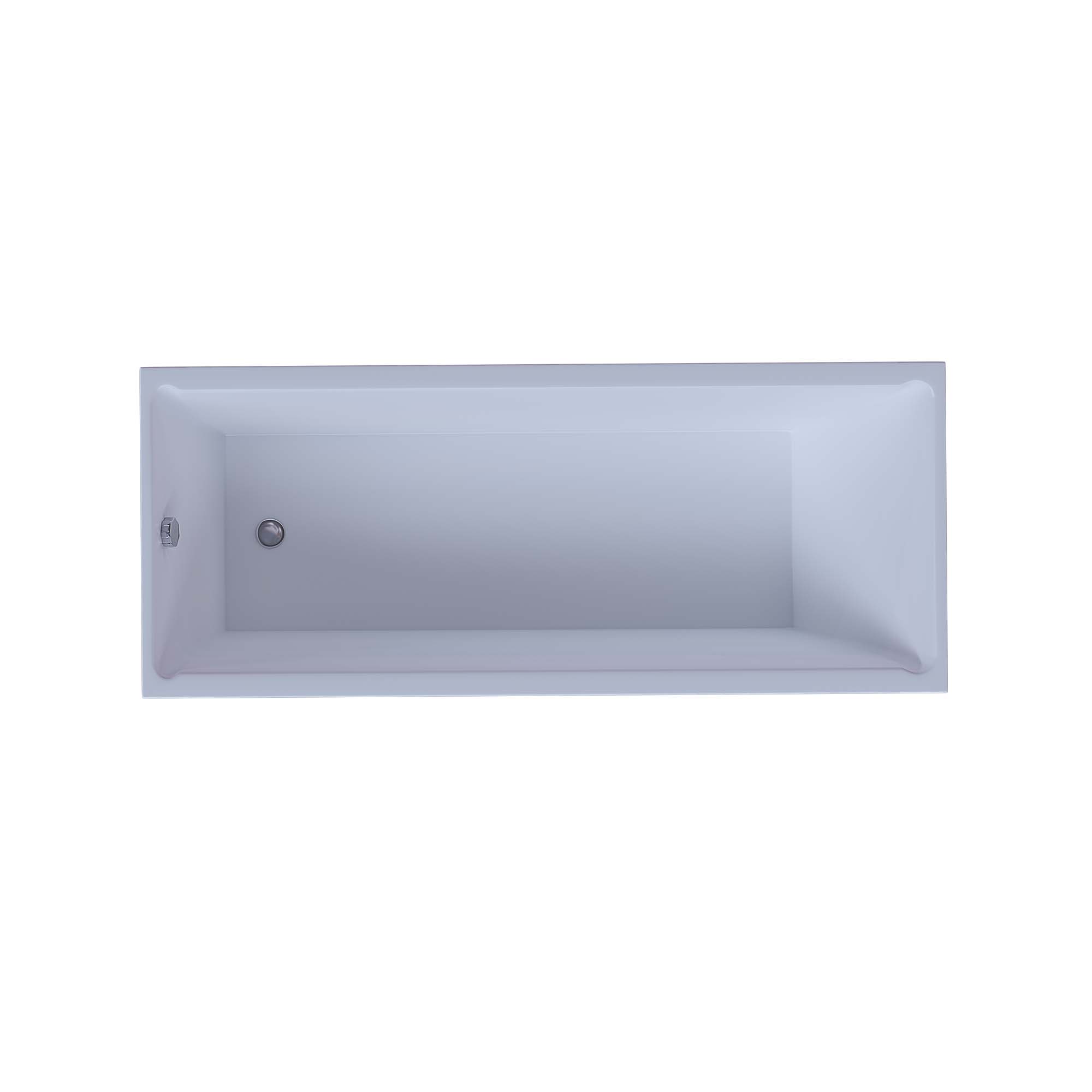 Акриловая прямоугольная ванна Aquatek Eco-Friendly Лайма 70 без фронтального экрана, без гидромассажа, без опоры(каркаса) 170 см