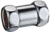 Прямые соединения TIM с двумя накидными гайками хром 3/4" г*3/4" г