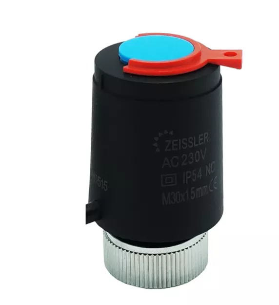 Сервопривод электротермический TIM нормально закрытый M30*1.5 черный