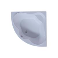 Акриловая угловая ванна Aquatek Галатея 135х135 без гидромассажа, сборно-разборный цельносварной металлический каркас